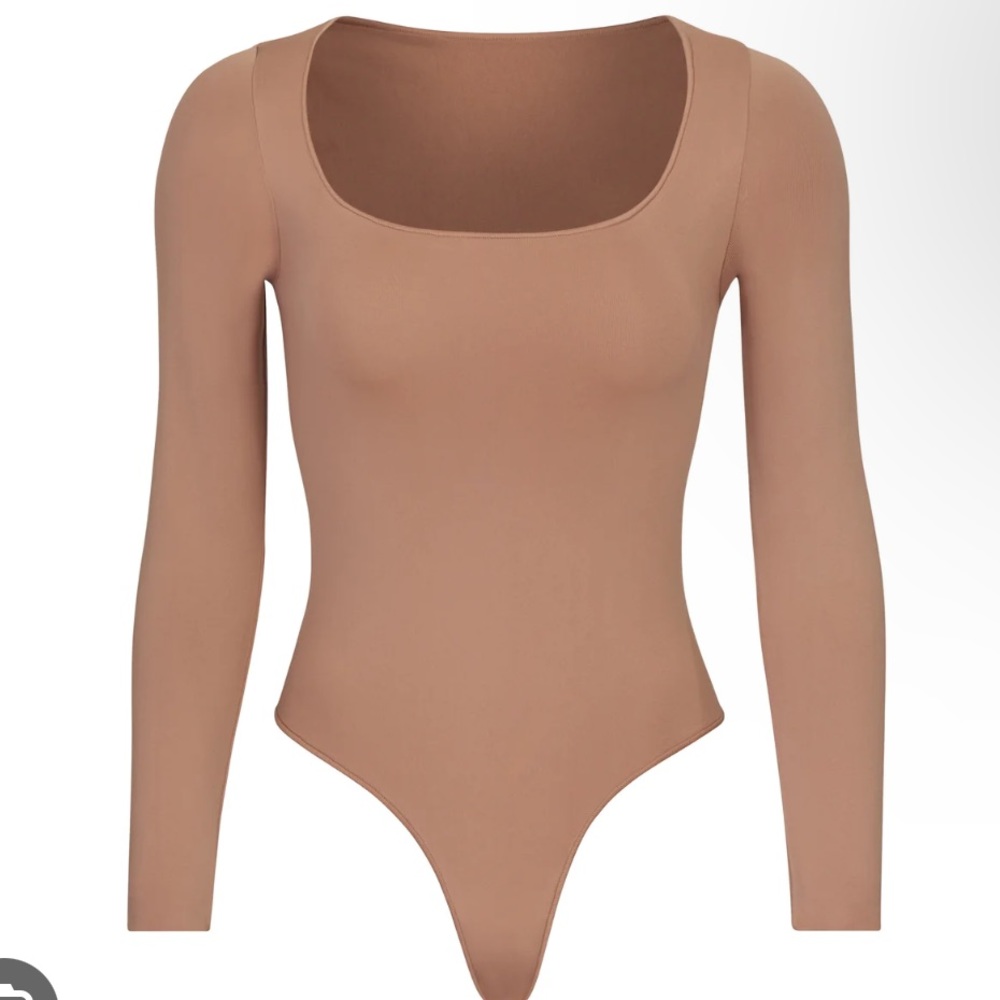 NEW Skims long sleeves square neck bodysuit 4X/5X